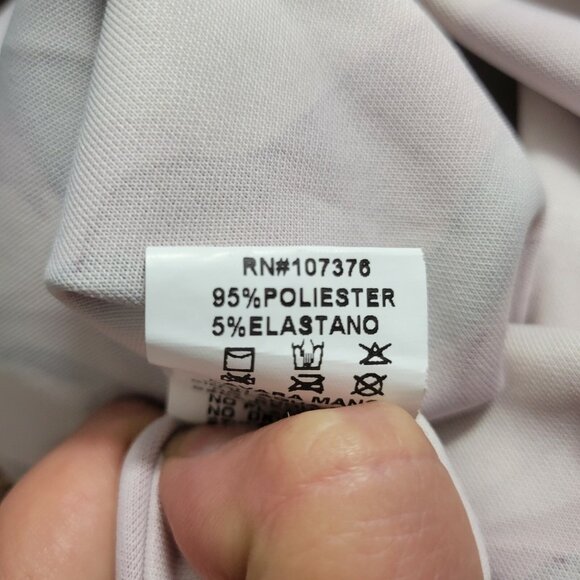 Angela Plus Women Dress 3XL Plus Shift Long Sleeve Career Office Burgundy FLO81E - Picture 10 of 10